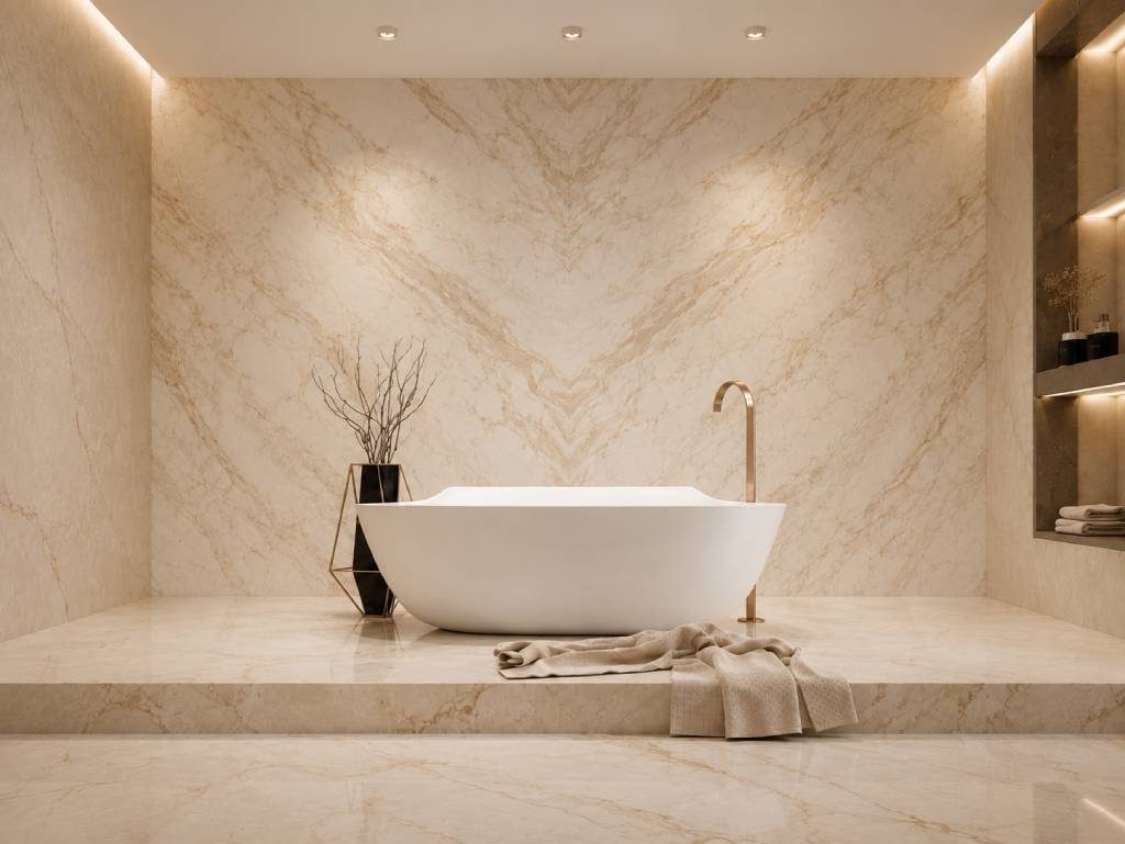 Natural Stone Bathroom Design