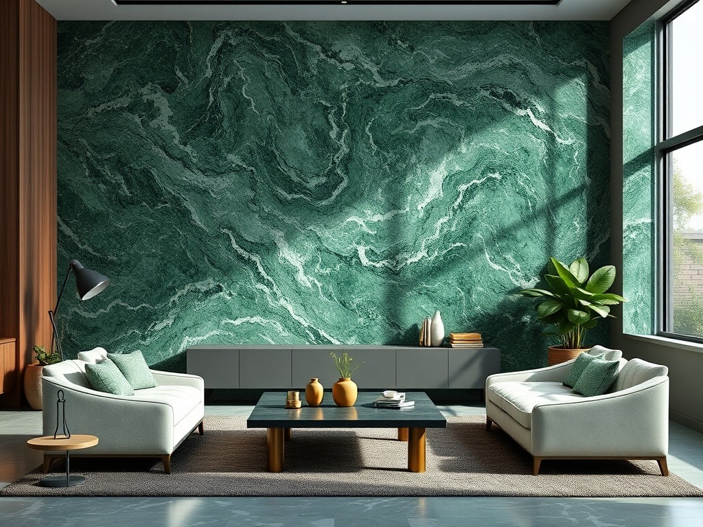 Visual Depth of Italian Marble Wall Cladding