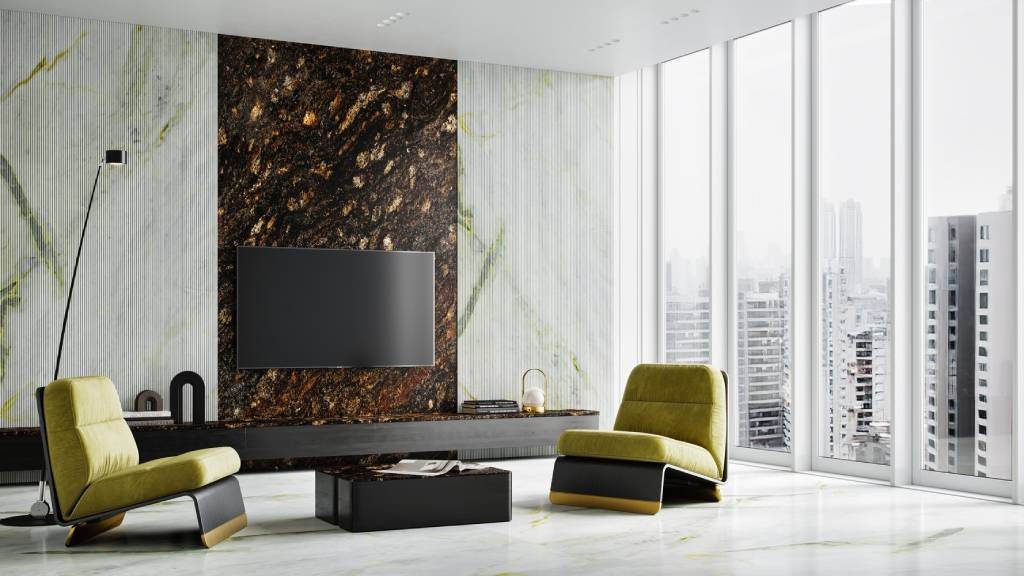 Italian Marble Enhances Natural Light and Expands Visual Space