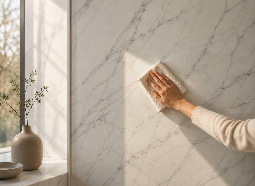 Minimalist Marble Cleaning