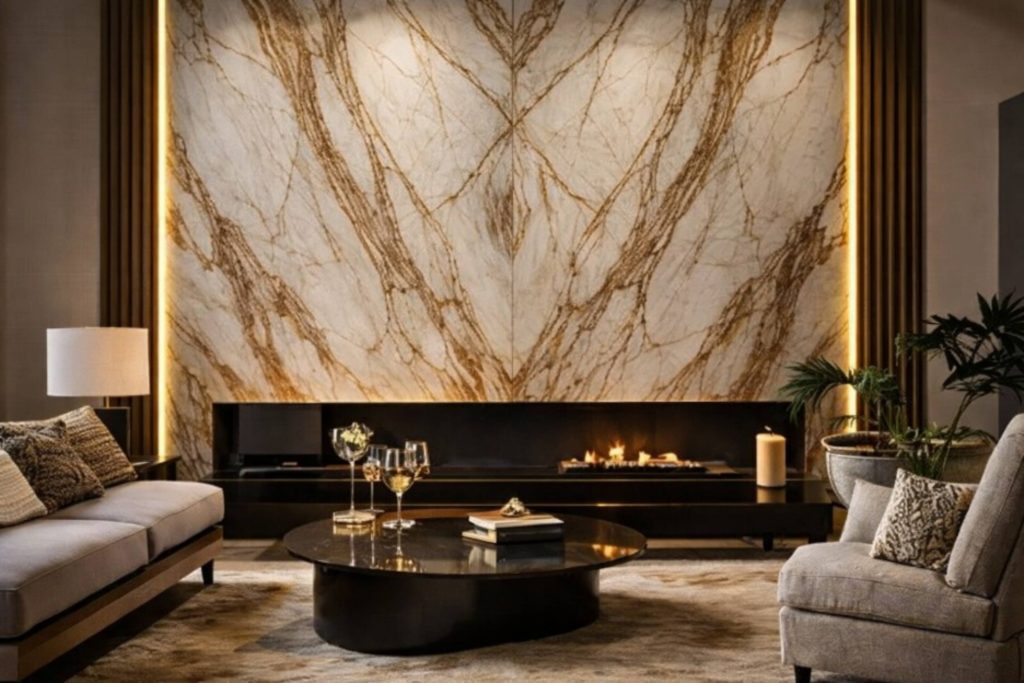 Marble Wall with LED