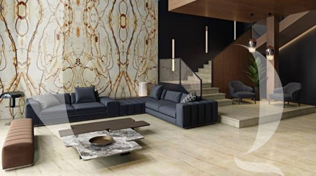 Marble Foyer Statement Wall