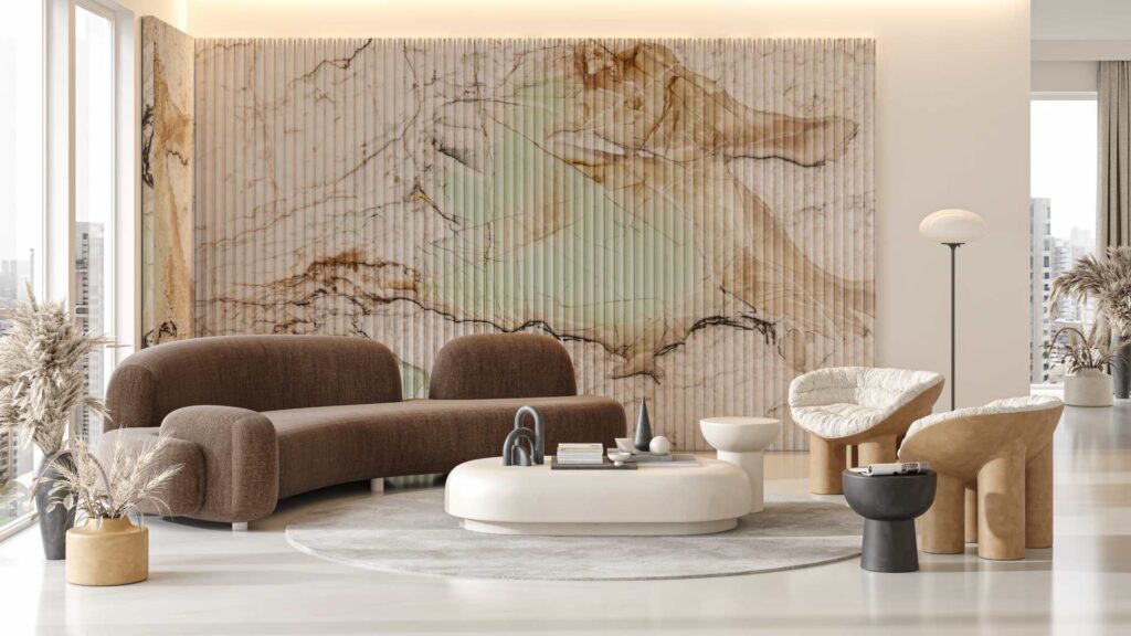 TRANSFORM YOUR LIVING ROOM WITH STONE GROOVES AND TEXTURED WALLS