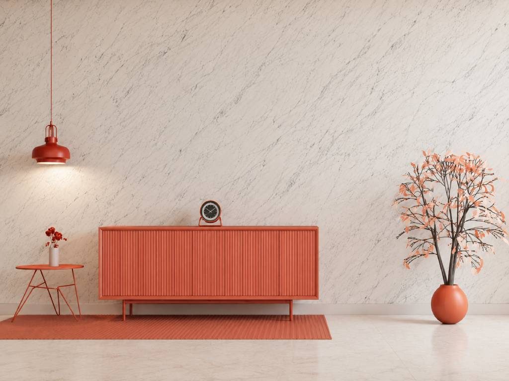 Minimalist feature wall design