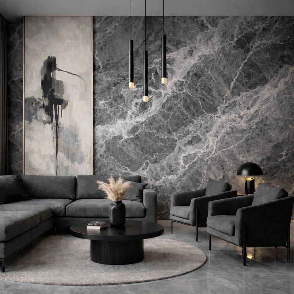Grey Marble in Interior Design