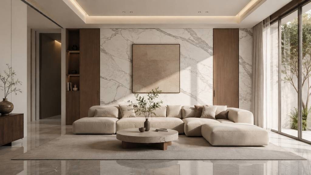 Italian Marble Living Room