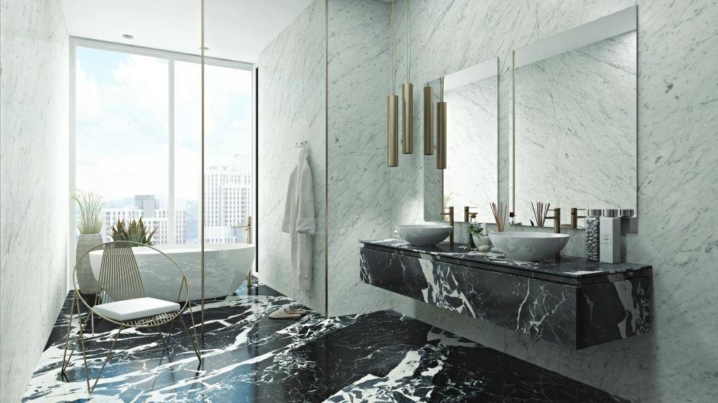 Carrara Marble Wall Applications