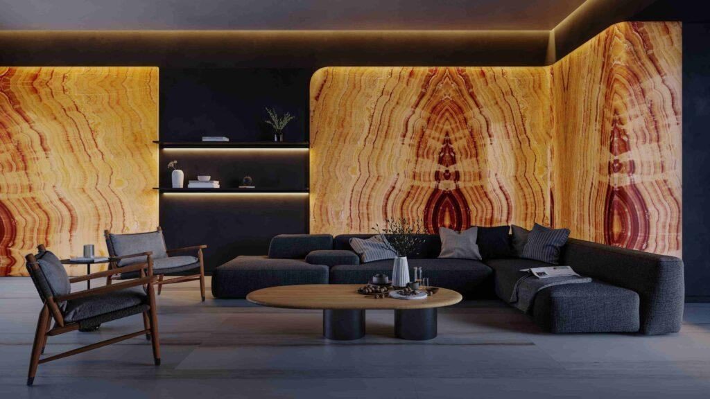 Onyx Marble Design for living room