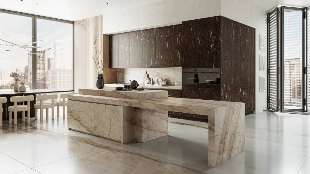 granite kitchen countertops luxury villa