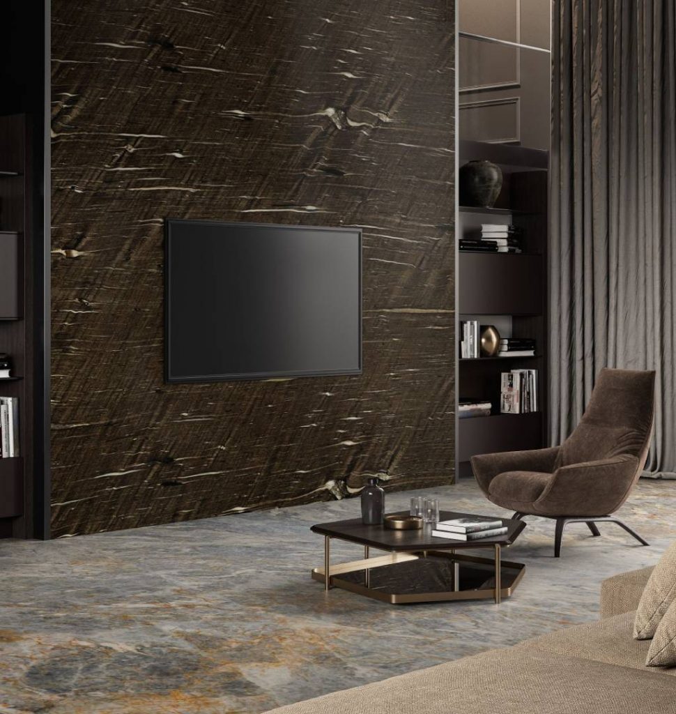 Engineered Quartzite in Living Room