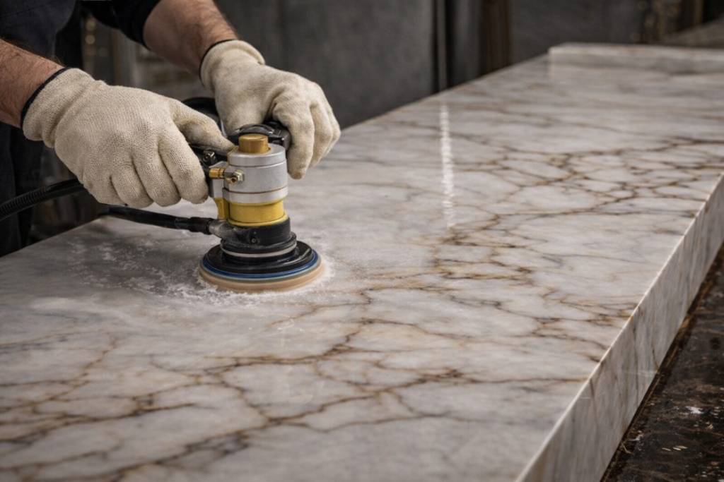 Marble Wall Polishing