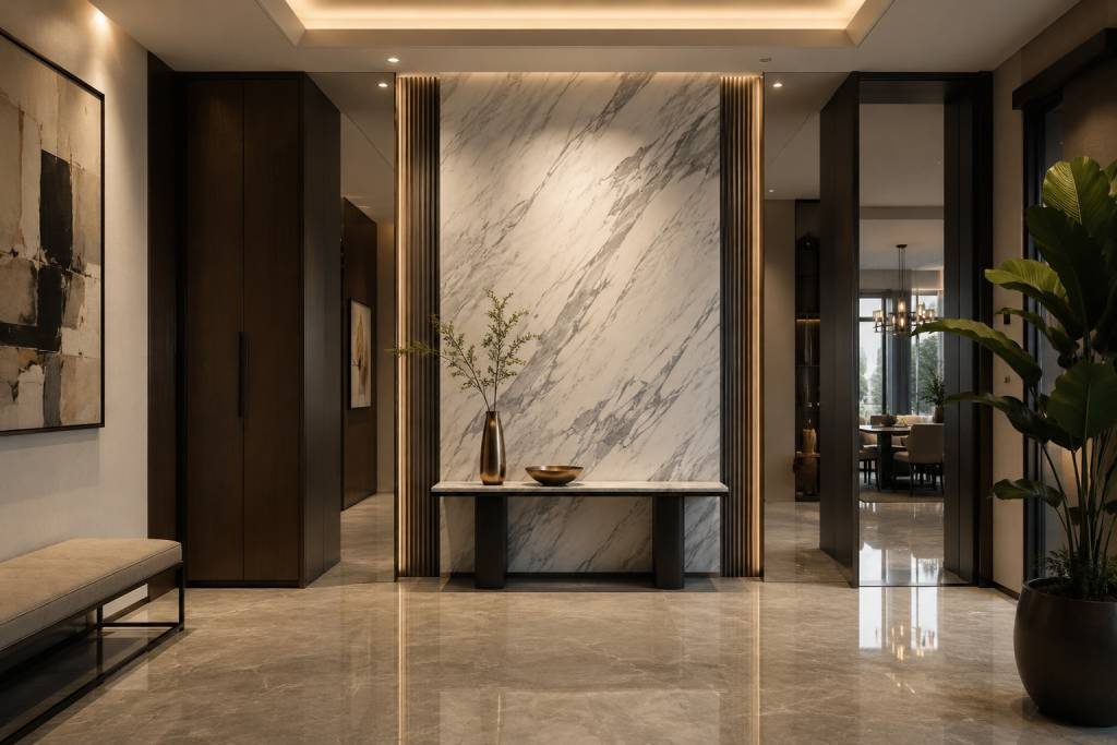 Calacatta Marble Feature Wall