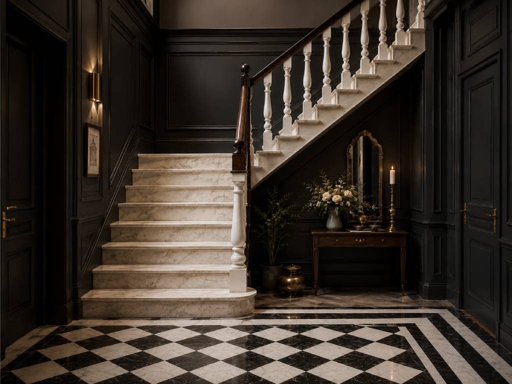 Classic Marble Staircase Design