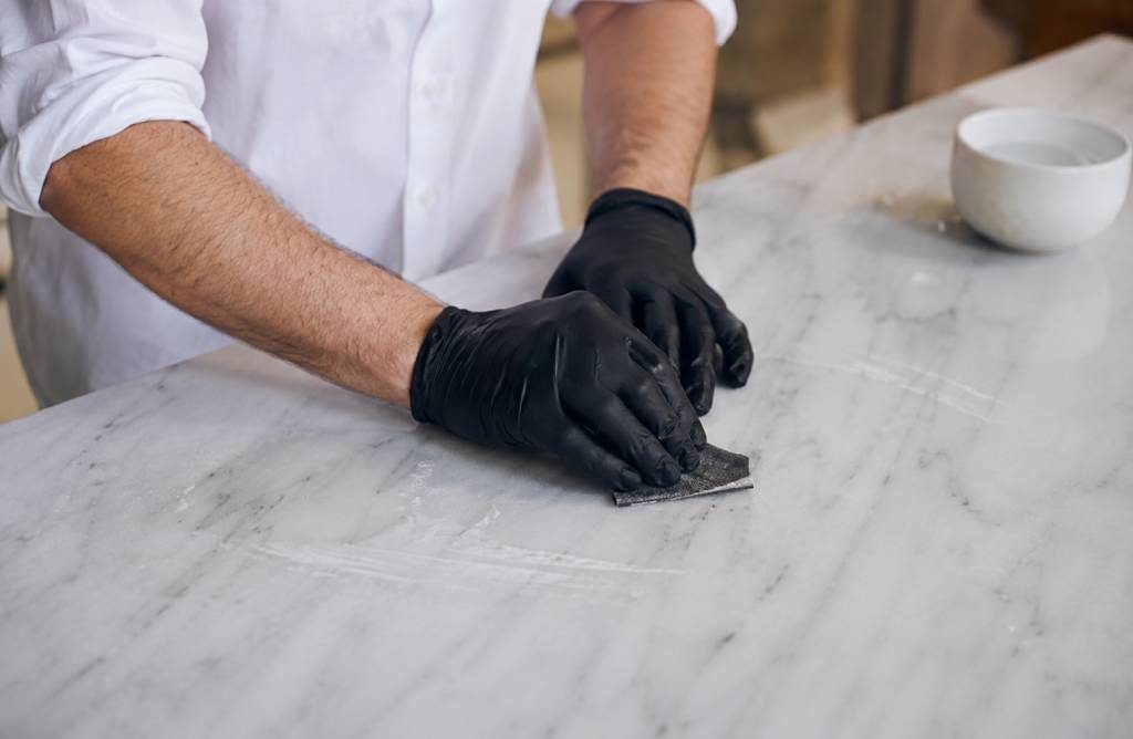 Sanding and Polishing Of Marble