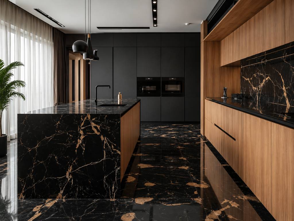 Modern Kitchen Marble Design