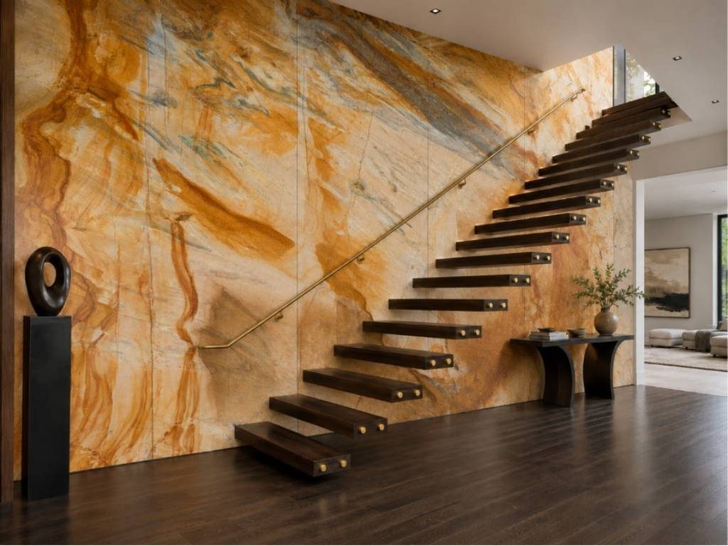 Louise Blue Wall Paneling Design