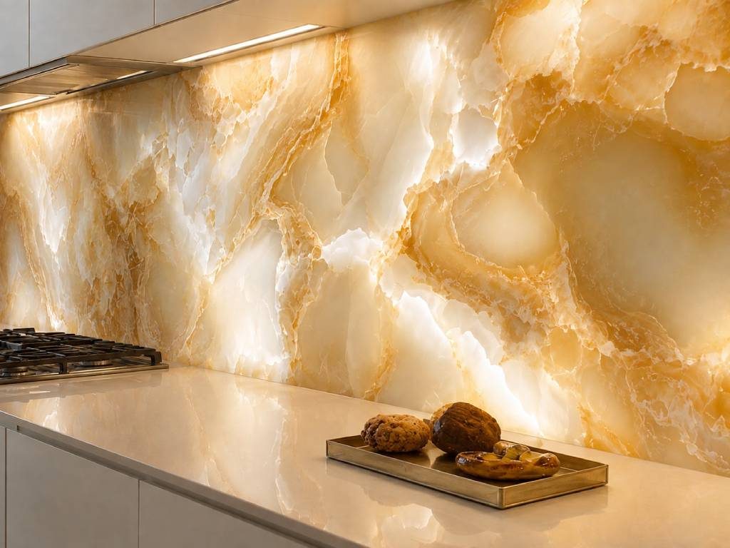 White Onyx marble